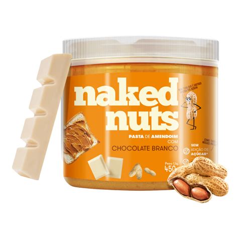 Pasta De Amendoim Chocolate Branco Naked Nuts