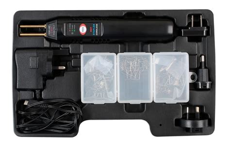 Plast Rep Kit Hot Stapler Batteridrevet Multilakk