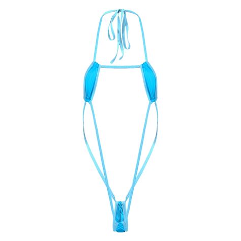 Slingshot Monokini Monokini Thong Micro Bathing Suit Tiny Bikini Etsy