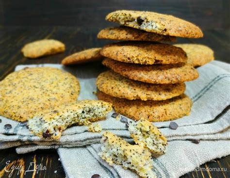 Печенье с маком и шоколадом — Пошаговый рецепт приготовления с фото ...