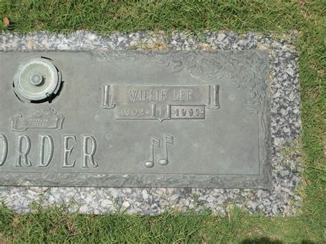 Willie Lee Hooten Corder 1902 1993 Homenaje De Find A Grave