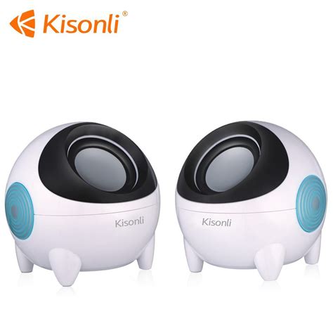 Kisonli K800 Small Mini Speakers for Pc