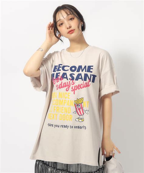 セール接触冷感ゆるっとが今年らしい プリントBIG Tシャツ シューラルー キューティーブロンド SHOOLARUE Cutie Blonde
