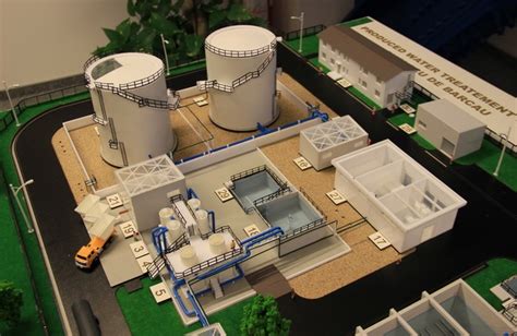 Wastewater Treatment Plant Model Architectural Models