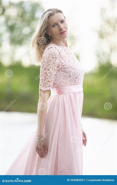 Beautiful Elderly Blonde Woman Stock Image Image Of Elderly Beautiful 255082021
