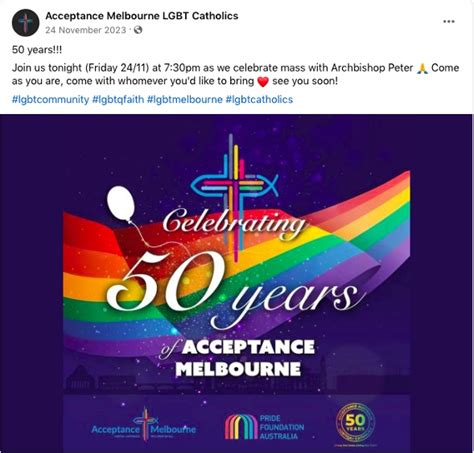 Queer Melbourne Priest Offers Gay Affirming Mass Fli