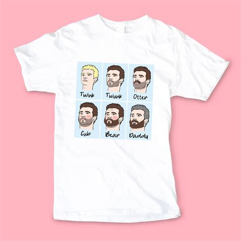 Gay Tribes Tee Lgbt Q Pride Twink Twunk Otter Cub Bear Daddy