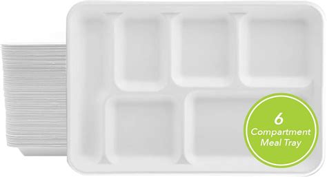 Amazon Three Leaf Compartment Bagasse Tray Ct Heavy Duty