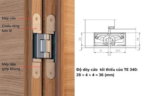 Bản lề âm cửa gỗ là gì? Cách lắp đặt bản lề âm cửa gỗ