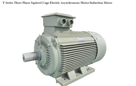 Y Series Three Phase Squirrel Cage Electric Asynchronous Motor