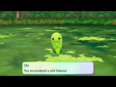 Pokemon Lets Go Shiny Hunting Kakuna Youtube