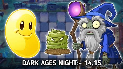 plants  zombies  dark ages night pvz gameplay part  youtube