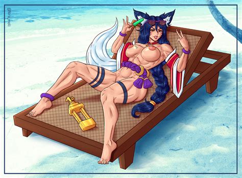 Ahri L Summer Vacations By Nira Moli Hentai Foundry