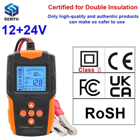 FOXSUR-FBT200-12V-24V-Smart-Car-Battery-Tester-for-STD-AGM-GEL-EFB ...