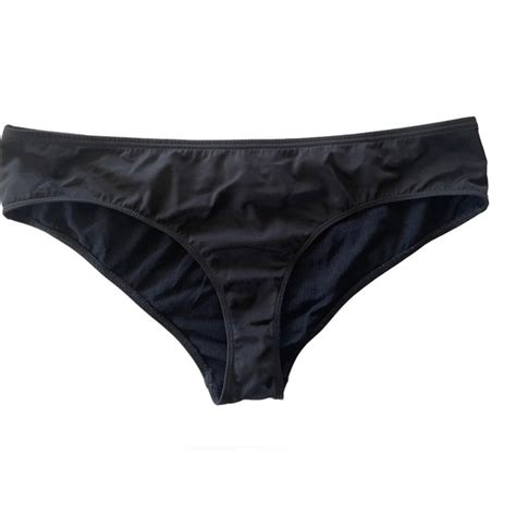 Urban Outfitters Swim Uo Out From Under Solid Black Full Coverage Bikini Bottoms Lg Poshmark