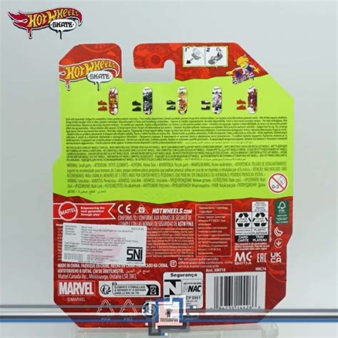 Jual Hot Wheels Skate Marvel Finger Board Single Hotwheels Tech Deck Warna Ghost Spider Di