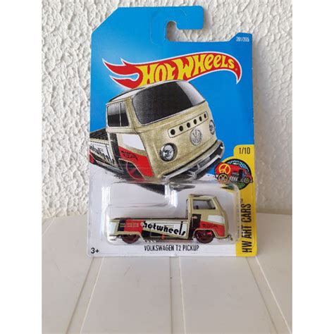 Carrinho Miniatura Hot Wheels Volkswagen Vw T Pickup Kombi Hw Art Cars Shopee Brasil