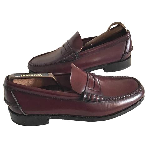 Sebago Mocassins Cuir Bordeaux Ref 398228 Joli Closet