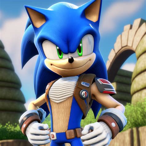 Sonic As A Fortnite Character Courtesy Of Midjourney V4 Rfortnitebr
