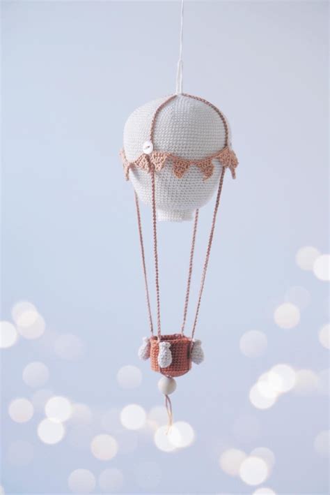 Crochet Hot Air Balloon Amigurumi Pdf Pattern Etsy