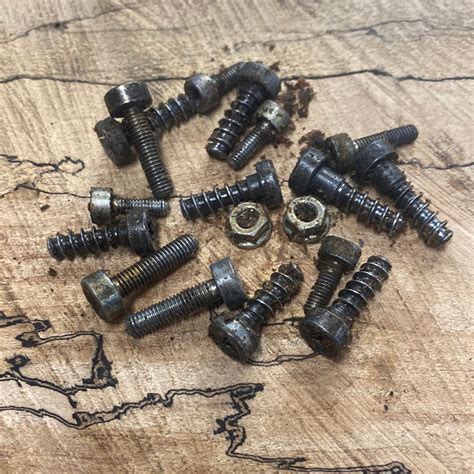 Stihl 044 Chainsaw Lot Of Assorted Hardware 6