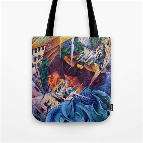 Visioni Simultanee Simultaneous Vision By Umberto Boccioni Tote Bag