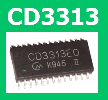 CD3313 Datasheet - Stereo Sound Processor - DIP
