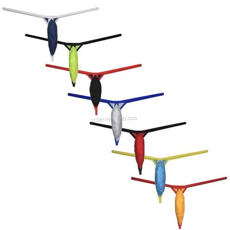Men Breathable Mini Bikini Tear Drop Micro G String Underwear T Back Pouch Tanga MU