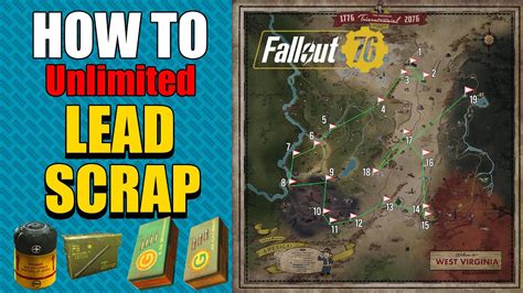 The Best Locations To Farm Unlimited Amount Of Lead Scrap Fallout 76 2021 Youtube