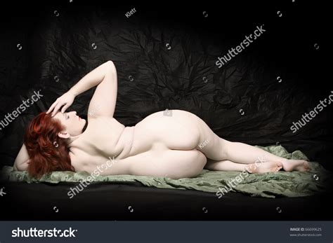 Naked Woman Posing On Black Background Stock Photo 66699625 Shutterstock
