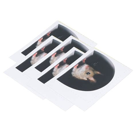 Mouse Hole Wall Stickers, Realistic Mouse Hole Wall Stickers Cartoon 3D