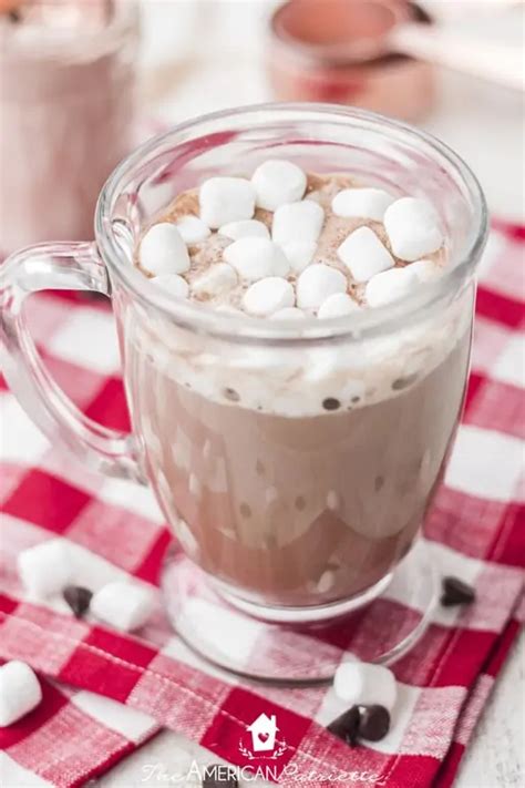 Easy Rich Creamy Homemade Hot Cocoa Mix The American Patriette