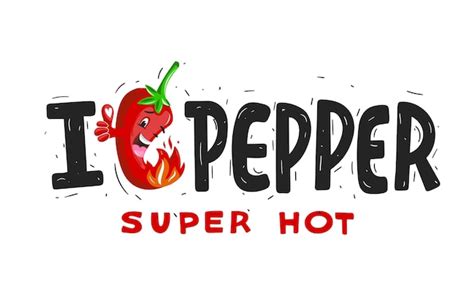 Premium Vector Funny Character Hot Chili Pepper With Fingers Raised