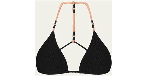 ViX Maiori Layla T Back Bikini Top In Natural Lyst