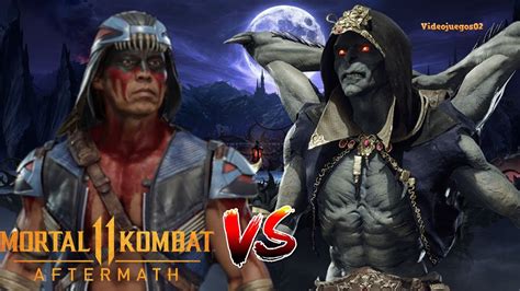 Mortal Kombat 11 Aftermath Nightwolf Vs Kollector YouTube