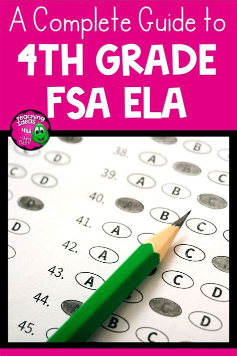 A Free Helpful Guide To The 4th Grade FSA ELA Test Teaching Resources