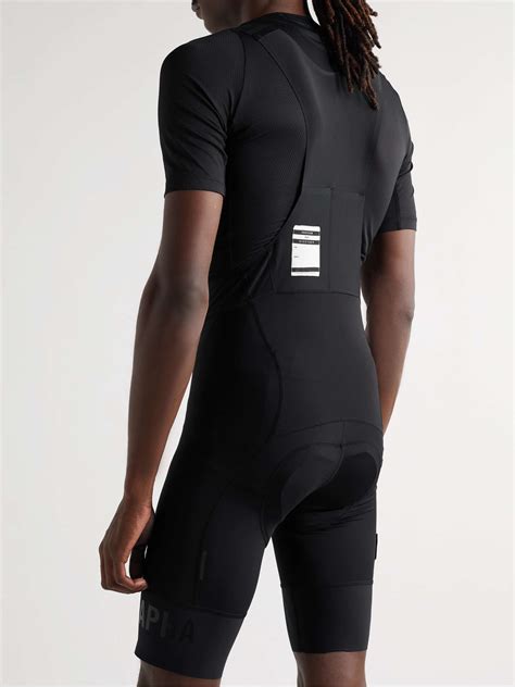 Black Pro Team II Stretch Cycling Bib Shorts RAPHA MR PORTER