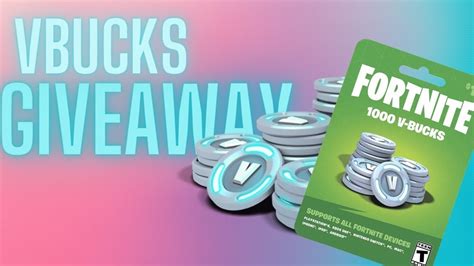 Fortnite Vbucks Giveaway Must Like Subscribe Youtube