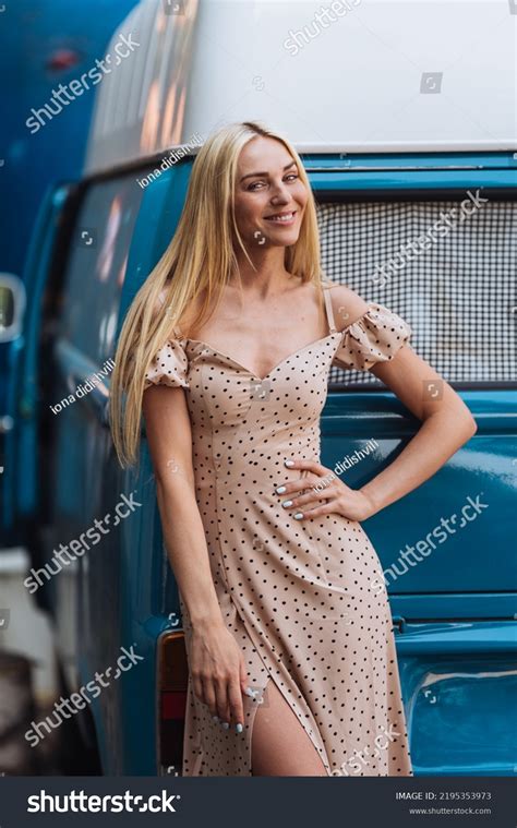 Attractive Blonde Caucasian Female Model Posing Stock Photo Shutterstock