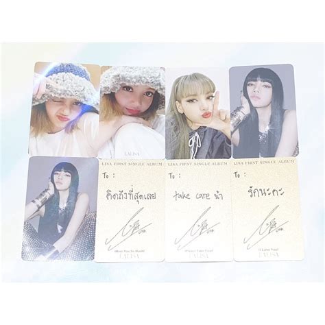 ONHAND Blackpink Lisa First Single Album LALISA POB Photocards