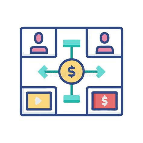 Key Business Model Canvas Icon Stock Vector Illustration Of Concept
