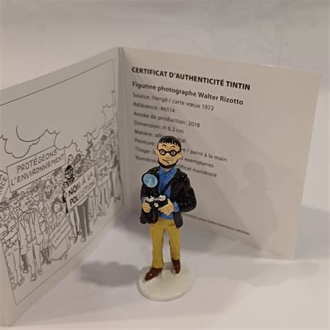 Tintin Figurine Moulinsart Photographe Walter Catawiki