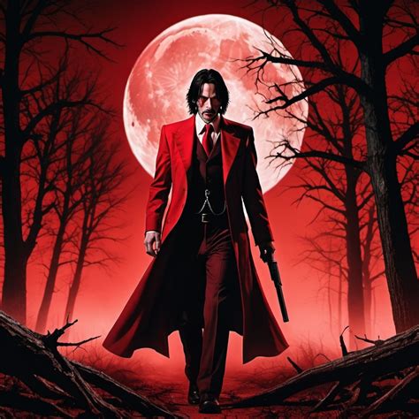 Keanu Reeves As Alucard From Hellsing Anime Walking