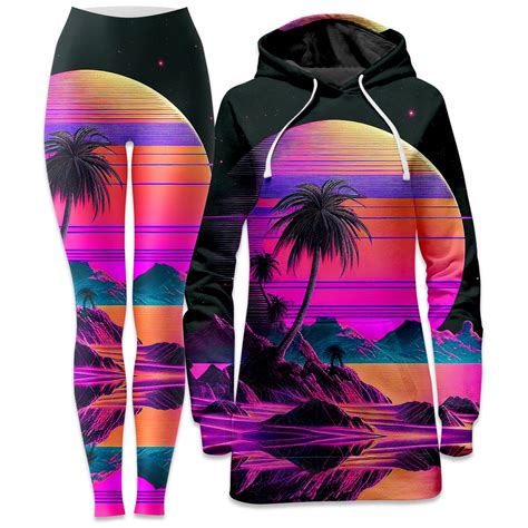 Vapor Solar System Hoodie Dress And Leggings Combo Iedm