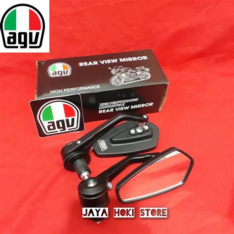 Spion Jalu Oval Diamond Octa Agv Racing Full Cnc Aerox Nmax Pcx Scoopy