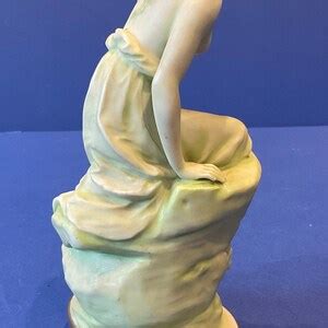 Unusual Nude Porcelain Figurine From The Art Nouveau Period Circa Attributed To Saxony