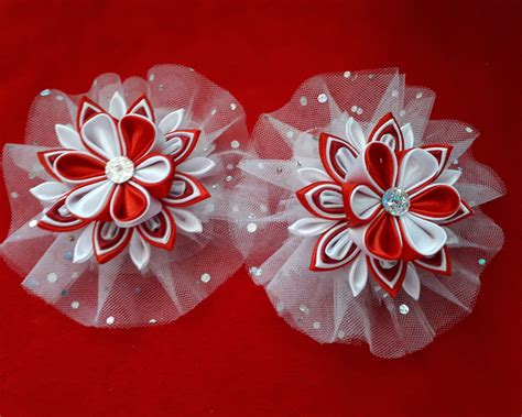 Пин от пользователя Ирина Карпусь на доске Канзаши украшение ...