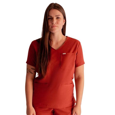 womens scrub tops