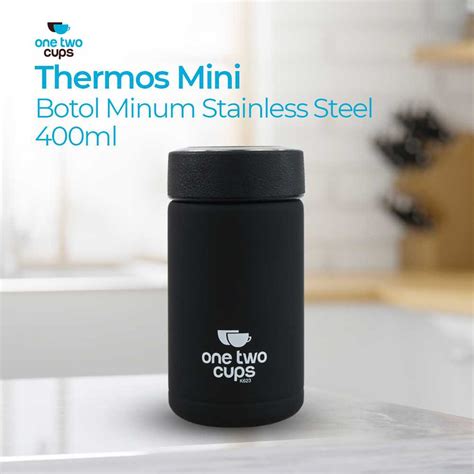 Jual One Two Cups Botol Minum Thermos Mini Stainless Steel Ml