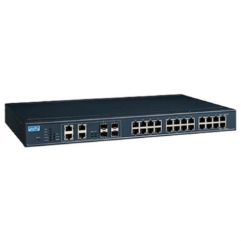 24G+4G COMBO PORT POE MANAGED SWITCH W/W (EKI-7428G-4CPI-AU)